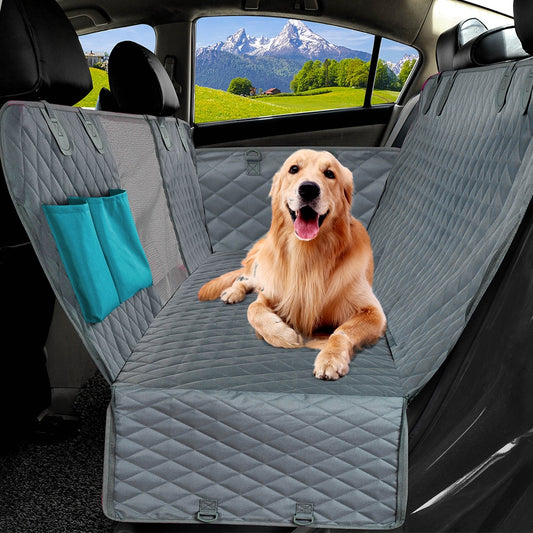 Housse de siège de voiture pour chien, imperméable, pour voyage, transport d'animaux, hamac, tapis de protection pour siège arrière de voiture, transport de sécurité pour chiens